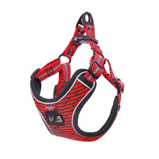 Pet chest strap reflective vest